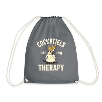 Cockatiel Gifts - Turnbeutel - Grau - Vorne