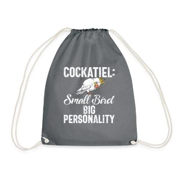 Cockatiel Gifts - Turnbeutel - Grau - Vorne