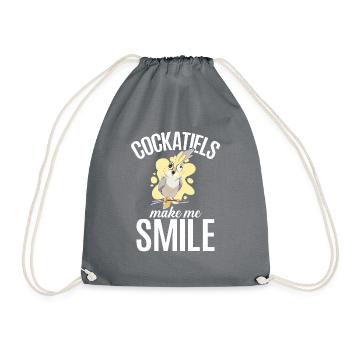 Cockatiel Gifts - Turnbeutel - Grau - Vorne