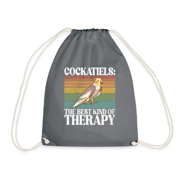 Cockatiel Gifts - Turnbeutel - Grau - Vorne