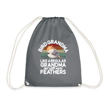 Cockatiel Gifts - Turnbeutel - Grau - Vorne