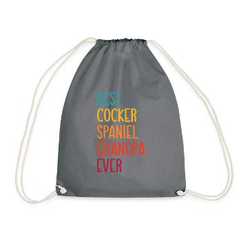 Cocker Spaniel Gifts - Turnbeutel - Grau - Vorne