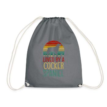 Cocker Spaniel Gifts - Turnbeutel - Grau - Vorne