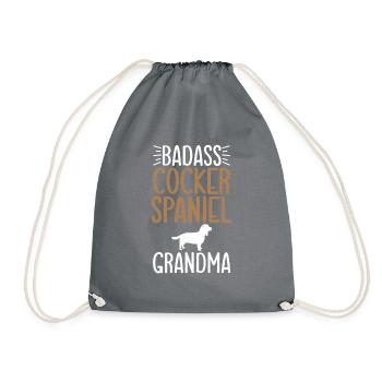 Cocker Spaniel Gifts - Turnbeutel - Grau - Vorne