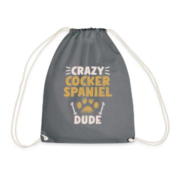 Cadeaux Cocker Spaniel - Sac de sport léger - gris - Devant