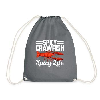 Crawfish Gifts - Turnbeutel - Grau - Vorne