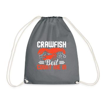 Crawfish Gifts - Turnbeutel - Grau - Vorne