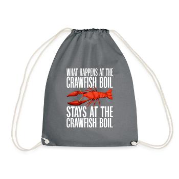 Crawfish Gifts - Turnbeutel - Grau - Vorne
