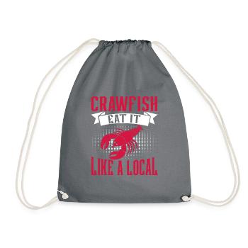 Crawfish Gifts - Turnbeutel - Grau - Vorne