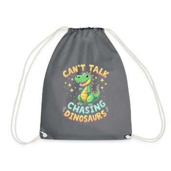 Dinosaur Party Decorations - Turnbeutel - Grau - Vorne