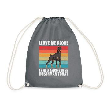 Cadeaux Doberman - Sac de sport léger - gris - Devant