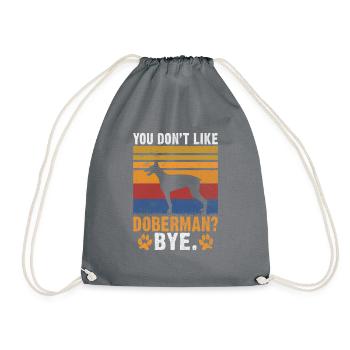 Cadeaux Doberman - Sac de sport léger - gris - Devant