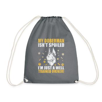 Cadeaux Doberman - Sac de sport léger - gris - Devant