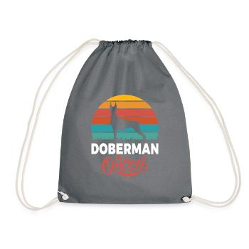 Cadeaux Doberman - Sac de sport léger - gris - Devant