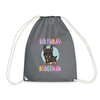 Cadeaux Doberman - Sac de sport léger - gris - Devant