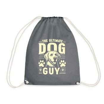Dog Dad Gifts for Men - Turnbeutel - Grau - Vorne