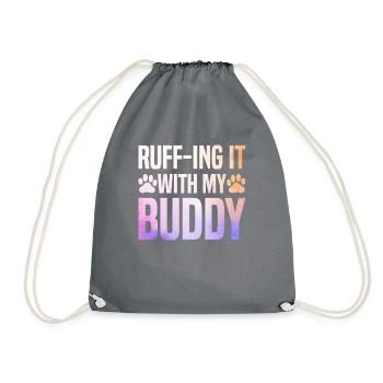 Dog Dad Gifts for Men - Turnbeutel - Grau - Vorne