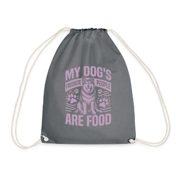 Dog Dad Gifts for Men - Turnbeutel - Grau - Vorne