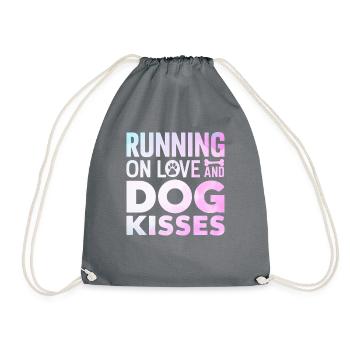 Cadeaux de grand-mère pour chien - Sac de sport léger - gris - Devant