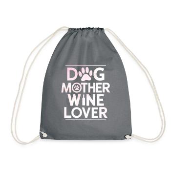 Dog Mom Gifts for Women - Turnbeutel - Grau - Vorne