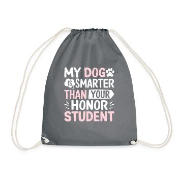 Dog Mom Gifts for Women - Turnbeutel - Grau - Vorne
