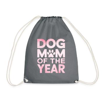 Dog Mom Gifts for Women - Turnbeutel - Grau - Vorne