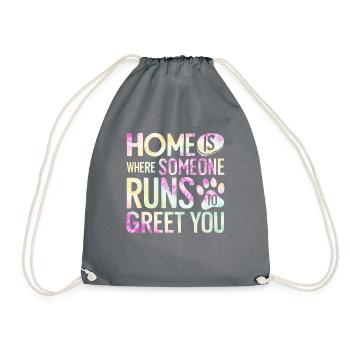 Dog Mom Gifts for Women - Turnbeutel - Grau - Vorne