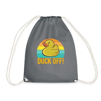 Cadeaux de canard pour les amateurs de canard - Sac de sport léger - gris - Devant