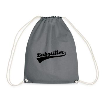 Babysitter Graphic Daycare Provider Daycare Teach - Turnbeutel - Grau - Vorne