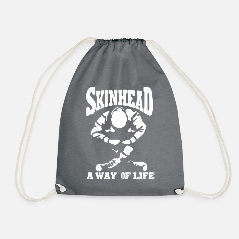 Skinhead - Turnbeutel - Grau