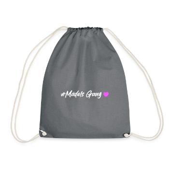 Filles Gang Équipe Femmes Coeur - Sac de sport léger - gris - Devant