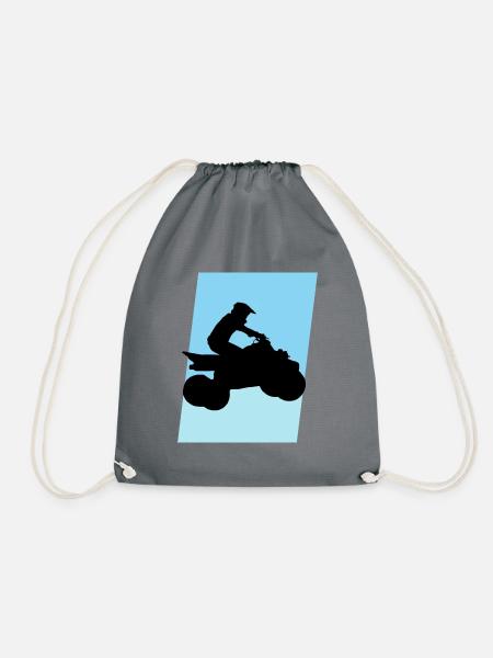 Quad Motorsport ATV Quad - Turnbeutel - Grau