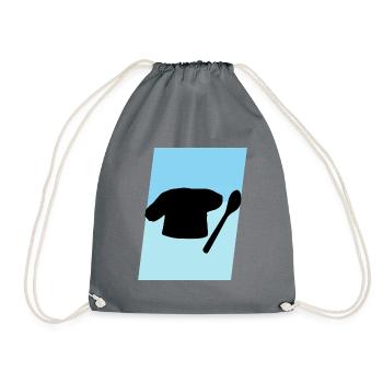 Baking Cupcake Bakery - Drawstring Bag - grey - Front