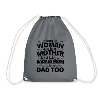 Maman Maman Mère Fête des Mères Femmes Cadeau - Sac de sport léger - gris - Devant