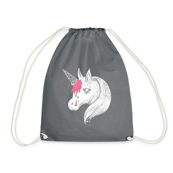 Licorne - Sac de sport léger - gris - Devant