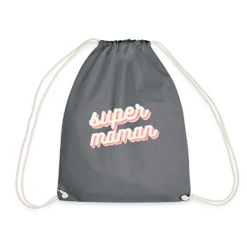 super mutter - Turnbeutel - Grau - Vorne