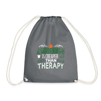 Hobby gardeners, fruit and vegetable gardeners - Drawstring Bag - grey - Front