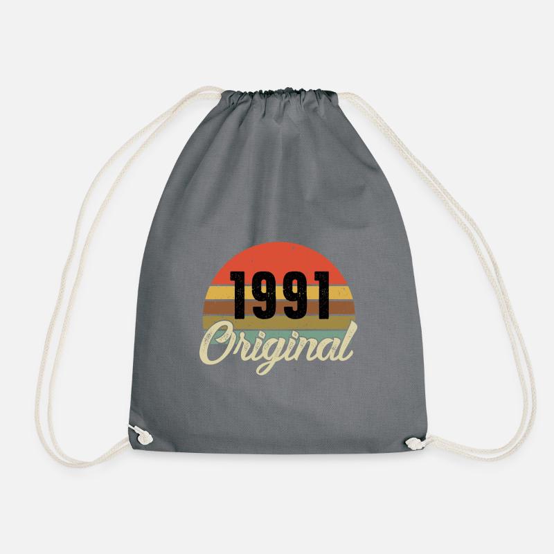 1991 anniversaire original - Sac de sport léger - gris