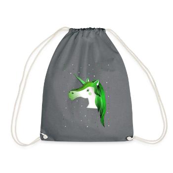 Ciel étoilé de licorne - Sac de sport léger - gris - Devant
