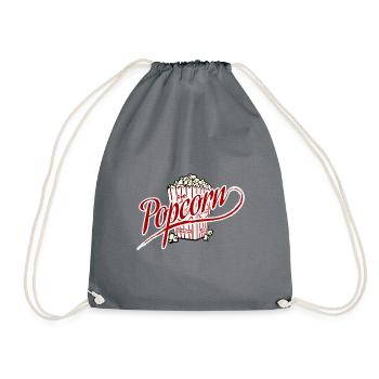 Popcorn - Turnbeutel - Grau - Vorne
