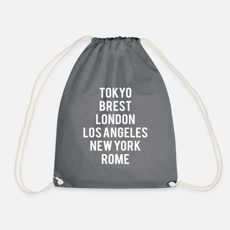BREST Limited Edition - Drawstring Bag - grey