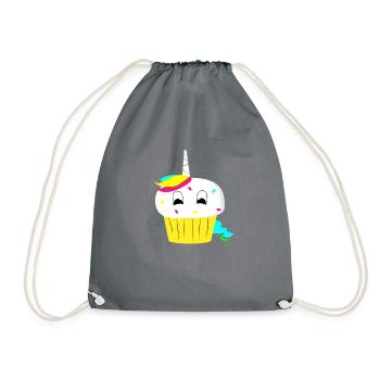 Unicorn Noël nouveau nouveau cadeau arc-en- - Sac de sport léger - gris - Devant