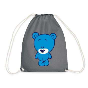 Cute Bear - Turnbeutel - Grau - Vorne