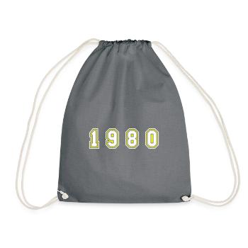 Numéro de l’année 1980 - Sac de sport léger - gris - Devant