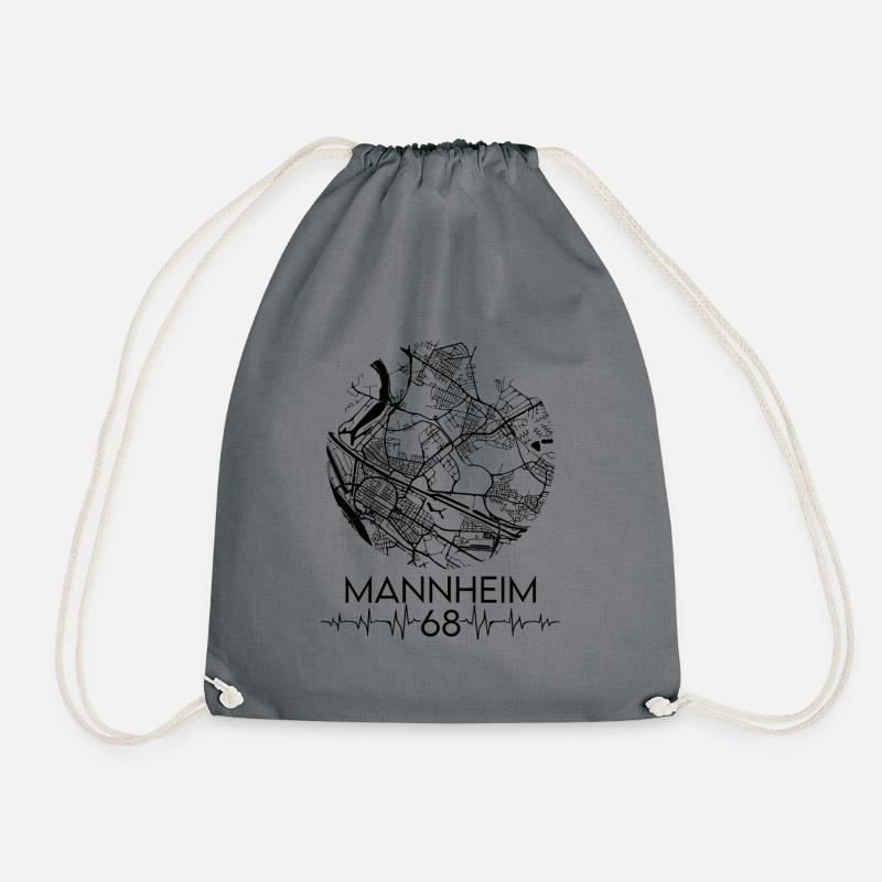 Mannheim 68 - Turnbeutel - Grau