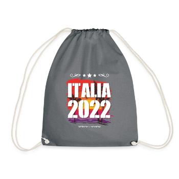 Italia 2022 - Drawstring Bag - grey - Front