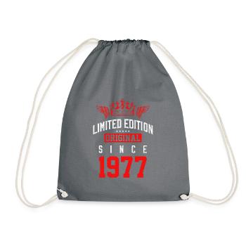 1977 limited edition - Drawstring Bag - grey - Front