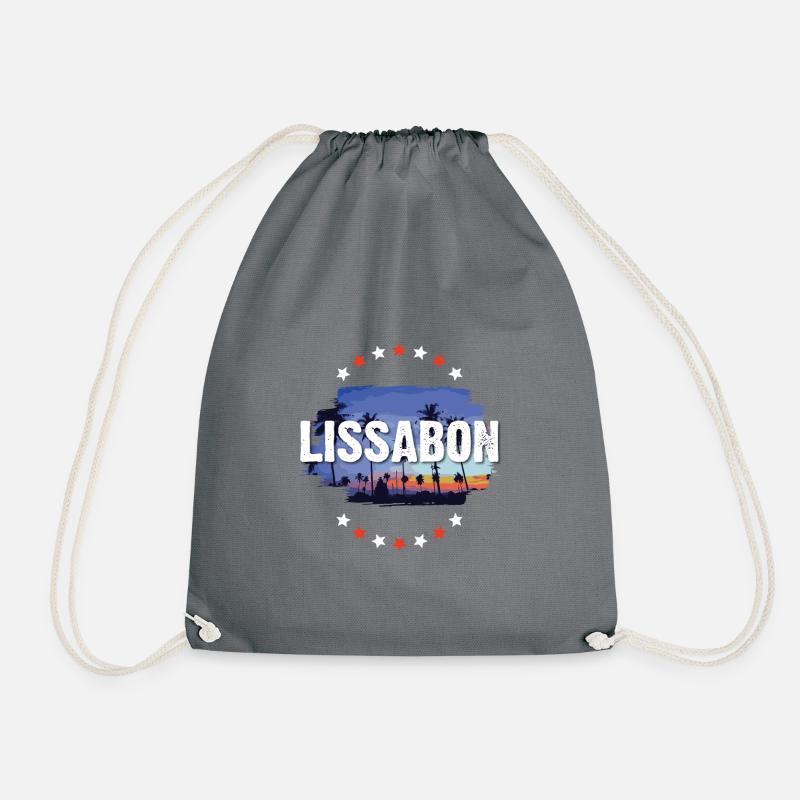 Lissabon - Turnbeutel - Grau