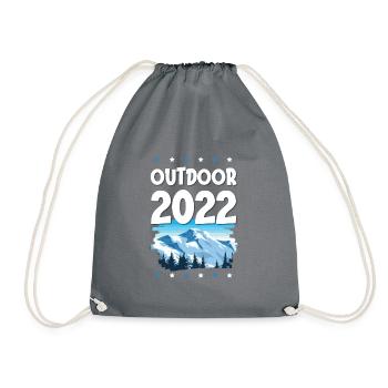 Outdoor 2022 - Drawstring Bag - grey - Front