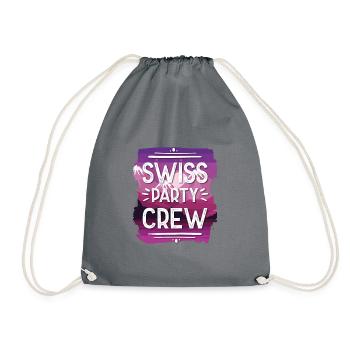 Swiss Party Crew - Sac de sport léger - gris - Devant